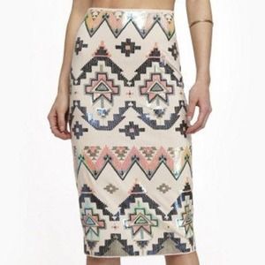 LAST CHANCE!! Aztec Midi Skirt