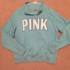 *TRADED* Mint Victoria's Secret Pink Quarter Zip