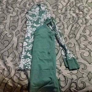 BKE long sleeve shirt with matching tank