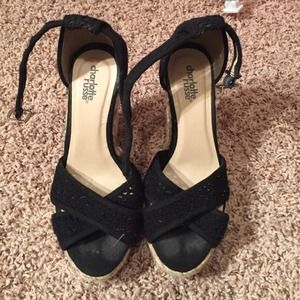 Black and Tan wedges!