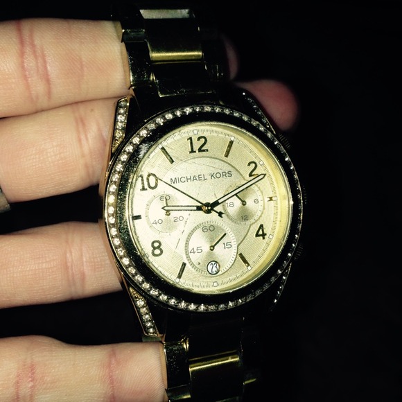 Michael Kors Gold Diamond Watch