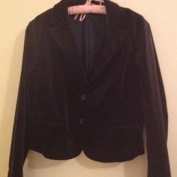 Black Velvet Express Design Studio Blazer