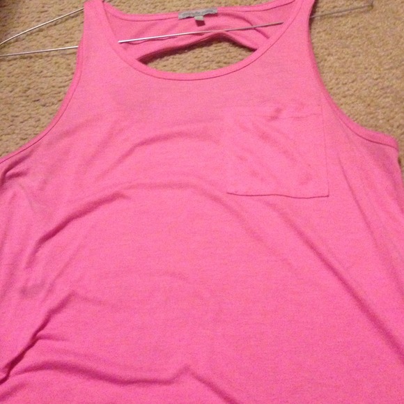 A pink tank