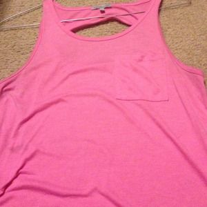 A pink tank