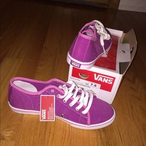 Magenta Vans Women's size 7.5