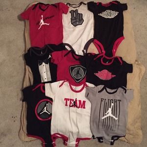 Jordan onesies baby boy clothes (Bundle)