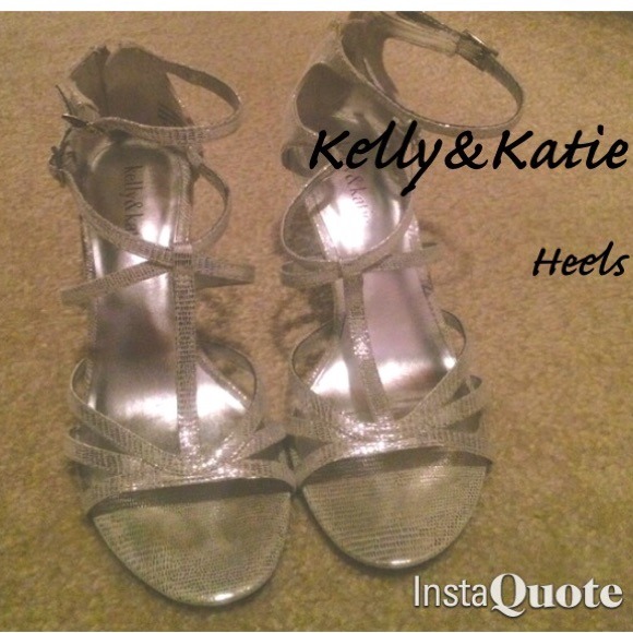 silver heels
