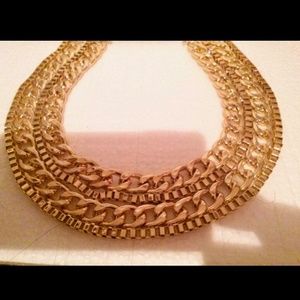 Express gold multi link chain