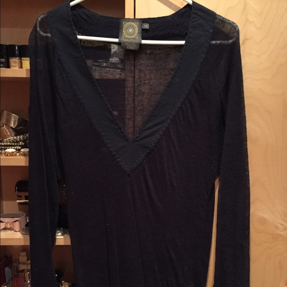 Navy blue top