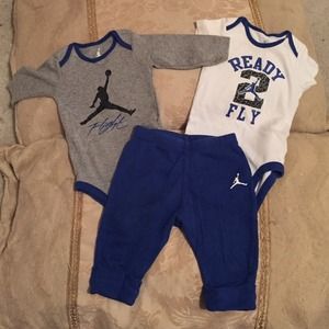 Jordan 3 piece set baby boy clothes (SOLD)