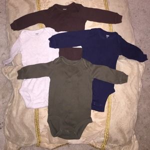 Long sleeve Carter's onesies