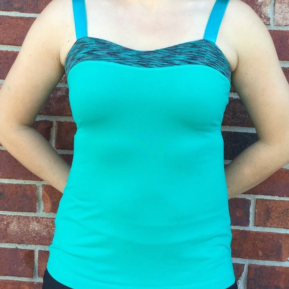 Lululemon Teal Wee Are From Space Tank sz 10