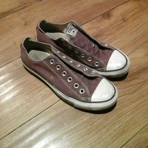 Purple faded converse