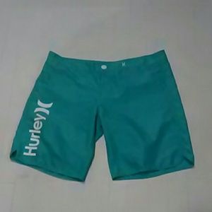 Turquoise blue Hurley boardshorts