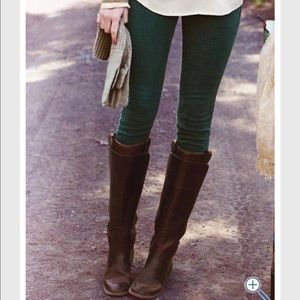 Hunter green skinny jeans