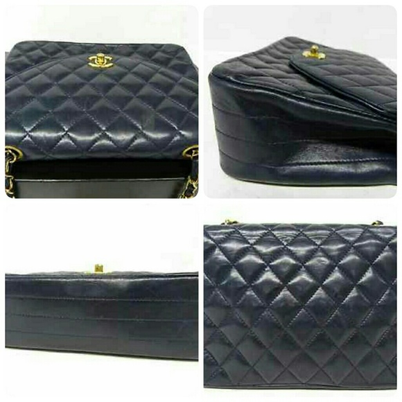 100% Authentic Chanel Vintage Lambskin Cross body - Picture 2 of 4