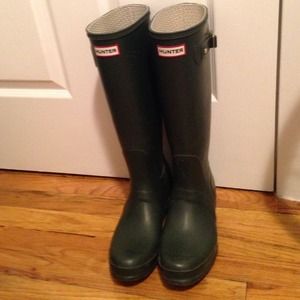 Original Tall Hunter Boot in Dark Olive