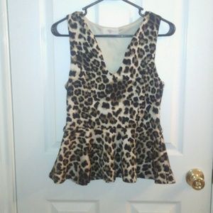 CHEETAH PRINT TOP