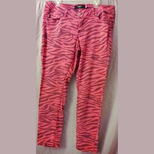 💖💖Pink zebra print Torrid skinny jeans💖💖