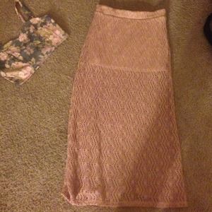 Pac Sun salmonish colored skirt