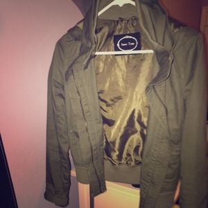 Utility olive jacket