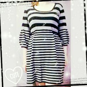 💖👗Gray and black sweater dress by liv