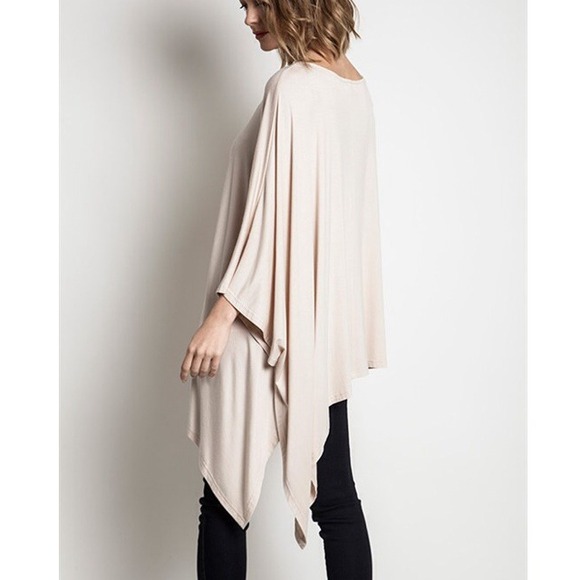 LOWEST PRICE "Drama Queen" Asymmetrical Hem Top - Picture 2 of 4