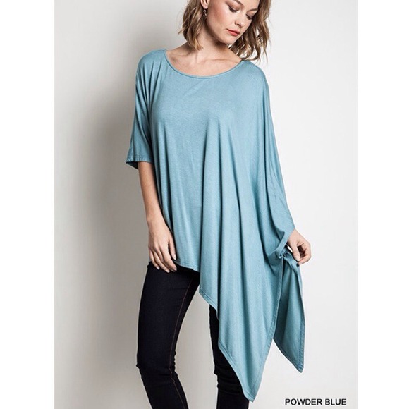 LOWEST PRICE "Drama Queen" Asymmetrical Hem Top - Picture 4 of 4