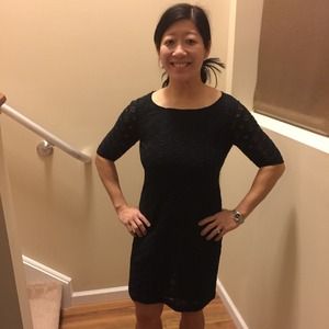 Banana Republic pretty black dress