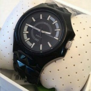 MENS diesel studded faceted watch