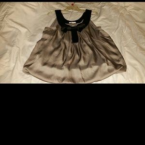 Bronze and black top