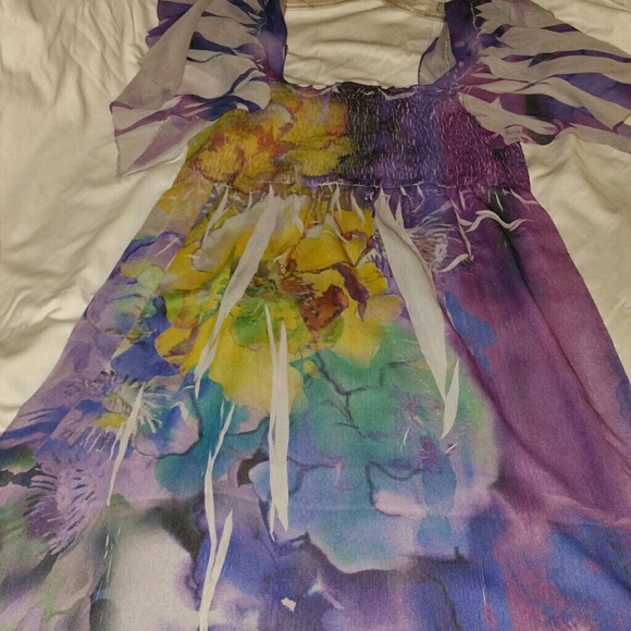 Flowy and colorful dress