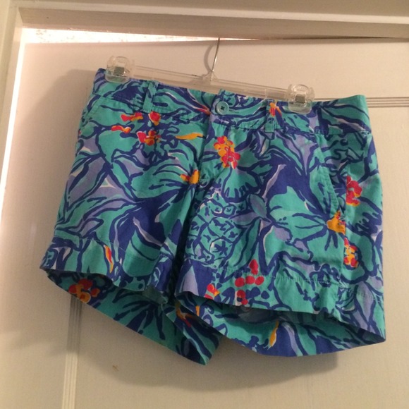 Lilly pulitzer Callahan short in iris blue Mai tai