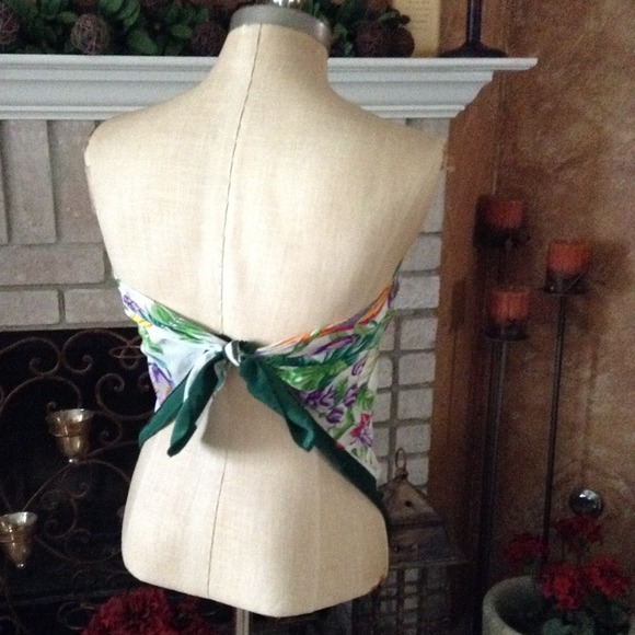 Cartier Bresson Paris Floral Scarf. - Picture 4 of 4