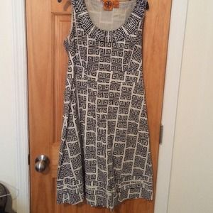 Tory Burch Black and White printed dress
