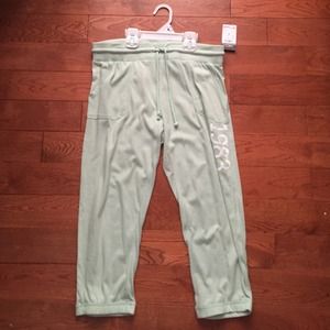 mint green capri sweatpants