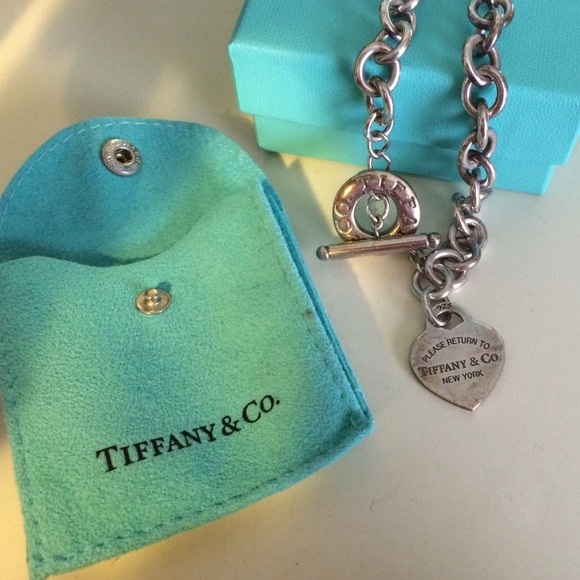 Authentic tiffany toggle necklace
