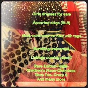 Assorted girls clothing - listing coming soon