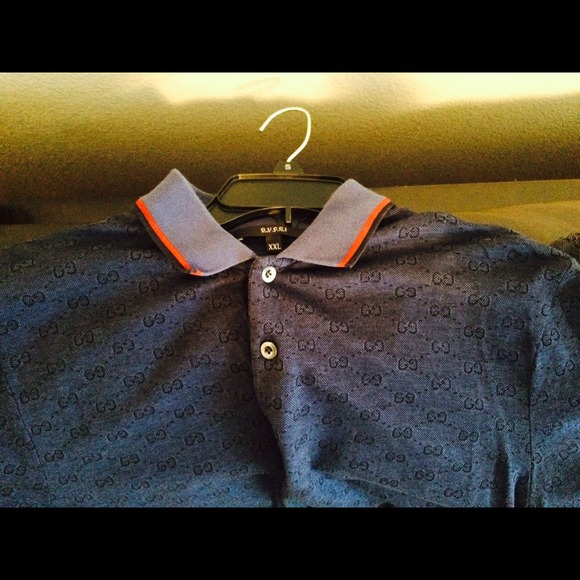 Gucci Logo Polo shirt "Light Blue"