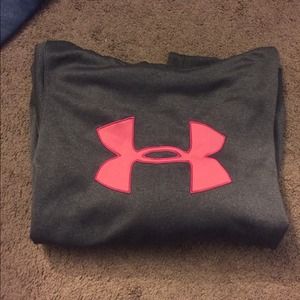 Grey under armour hoodie