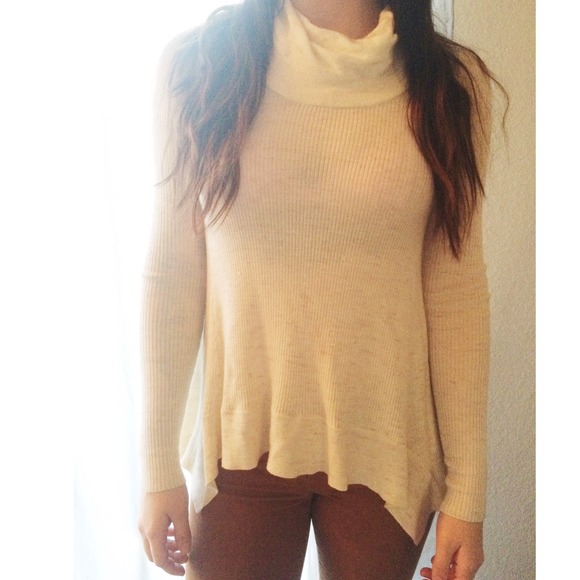 Anthropologie Sleeping in Snow Sweater