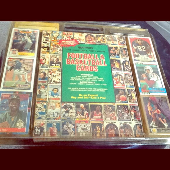 Football. Basketball, baseball cards