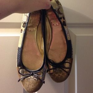 Coach ballet flats