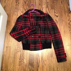 Express plaid jacket