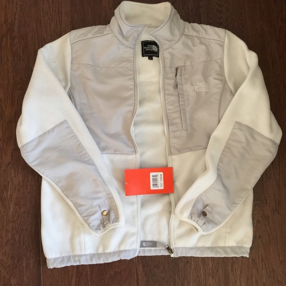North face women's large white