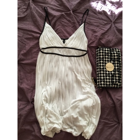 White flowy dress