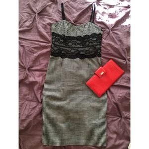 Guess plaid lace dress
