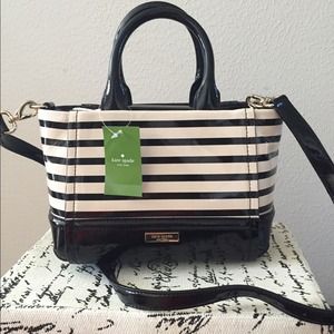 Kate Spade NWT Gigi in Chelsea Park Patent Stripe