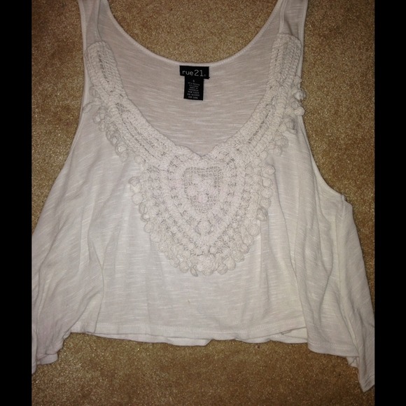 White Crop Top