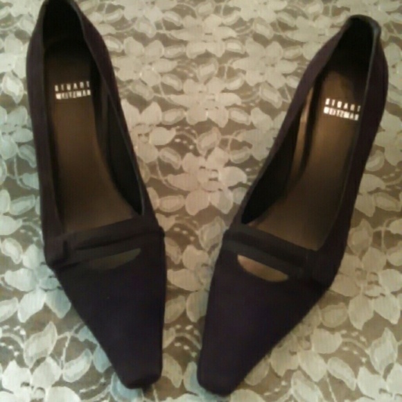 Chocolate Suede Stuart Weitzman pumps